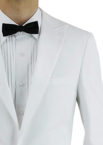 GN Men's Tuxedo Suit One Button Peak Lapel Jacket Adjustable Pant3