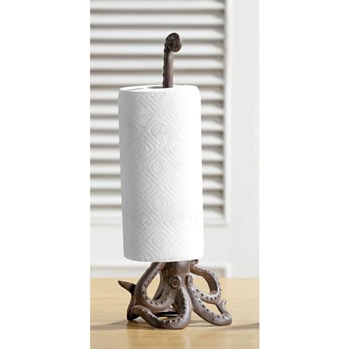 Portarrollos de pulpo de hierro fundido: base pesada anticaídas para tu cocina 3