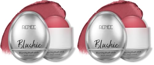 Image of RENEE Blushie Blurring Blush Stick | Buildable Formula With Soft-Focus Matte Finish | Lightweight, Long-Lasting, Easily Blendable | With Hyaluronic Acid, Peptides & Vitamin E - Pinkie Promise | 6.5g