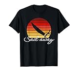 catamarano vela gonfiabile Immergiti nel sereno mondo della navigazione in catamarano con questo accattivante design Sail Away, perfetto per esprimere il tuo amore per l'avventura e la tranquillità di navigare al tramonto.