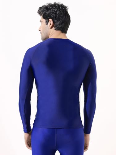 Image of LYCOT Compression Top Full Sleeve Plain Athletic Fit Multi Sports Cycling, Cricket, Football, Badminton, Gym, Fitness & Other Outdoor Inner Wear