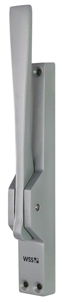 Türtreibriegel, Hebel gerade - Material/Oberflächen: Al E4/C-0 silberfarbig eloxiert - 071082400112 erial/Oberflächen: Al E4/C-0 silberfarbig eloxiert, Produktgruppe: Türtreibriege