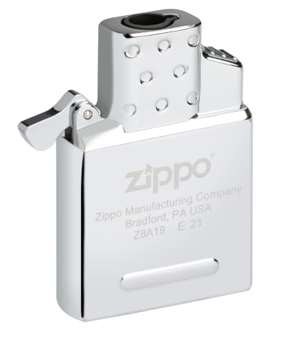 Zippo Gaseinsatz für Sturmfeuerzeuge - Single Flame Insert - Blaue Flamme - Nachfüllbar mit Butangas - Passt in alle klassischen Zippo-Gehäuse