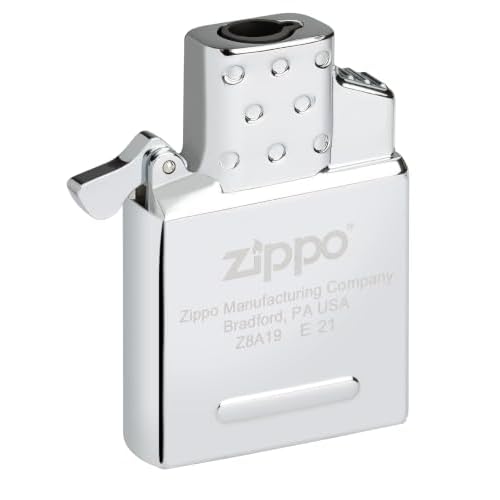Zippo Butane Gas Insert-Single Flame Lighter Torch-Empty-2006814-Zippo Gaseinsätze, Metall, Silber, S