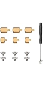 M.2 SSD Screw M.2 SSD Standoff and Screw NVMe M.2 SSD Screw Kit for Asus ASRock motherboards,Moun...