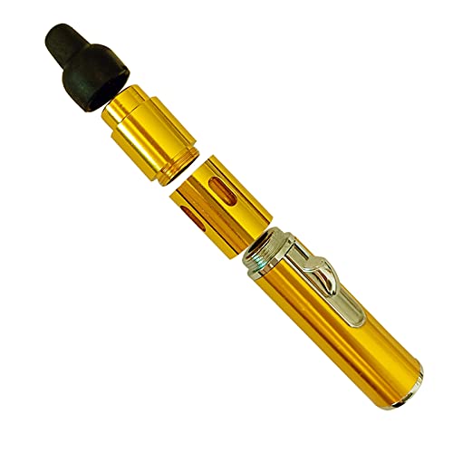 Encendedor de butano recargable 2 unidades dorado miniatura 3