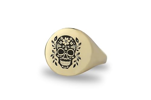 Bague Dia De Los Muertos au style bohème chic pour vos soirées et festivals