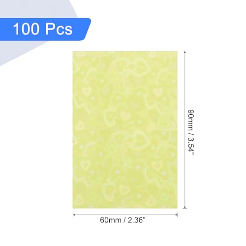 Pochettes cartes photo uxcell jaune pour protéger vos souvenirs des rayures et saletés