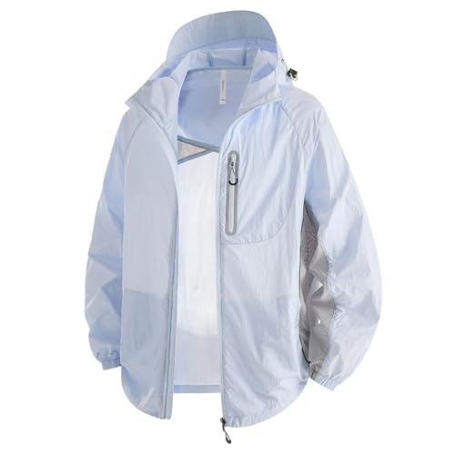 Veste softshell homme anti-UV et coupe-vent ultra légère pour l'été