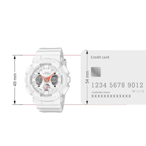 Image of Casio G-Shock Women GMA-S120SA-7A1DR Analog-Digital White Dial Women (G1720)