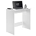 Comifort - Oscos, Scrivania giovanile, tavolo per computer da studio, superficie ampia, finitura in melammina, tavolo da lavoro, scrivania moderna, bianco