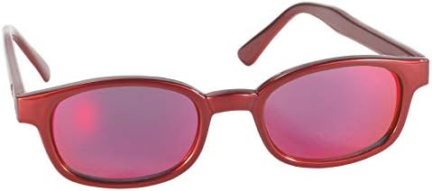 Original KD's 20124 - Metallic Red Frame/Red Mirror Lens Sunglasses image 2