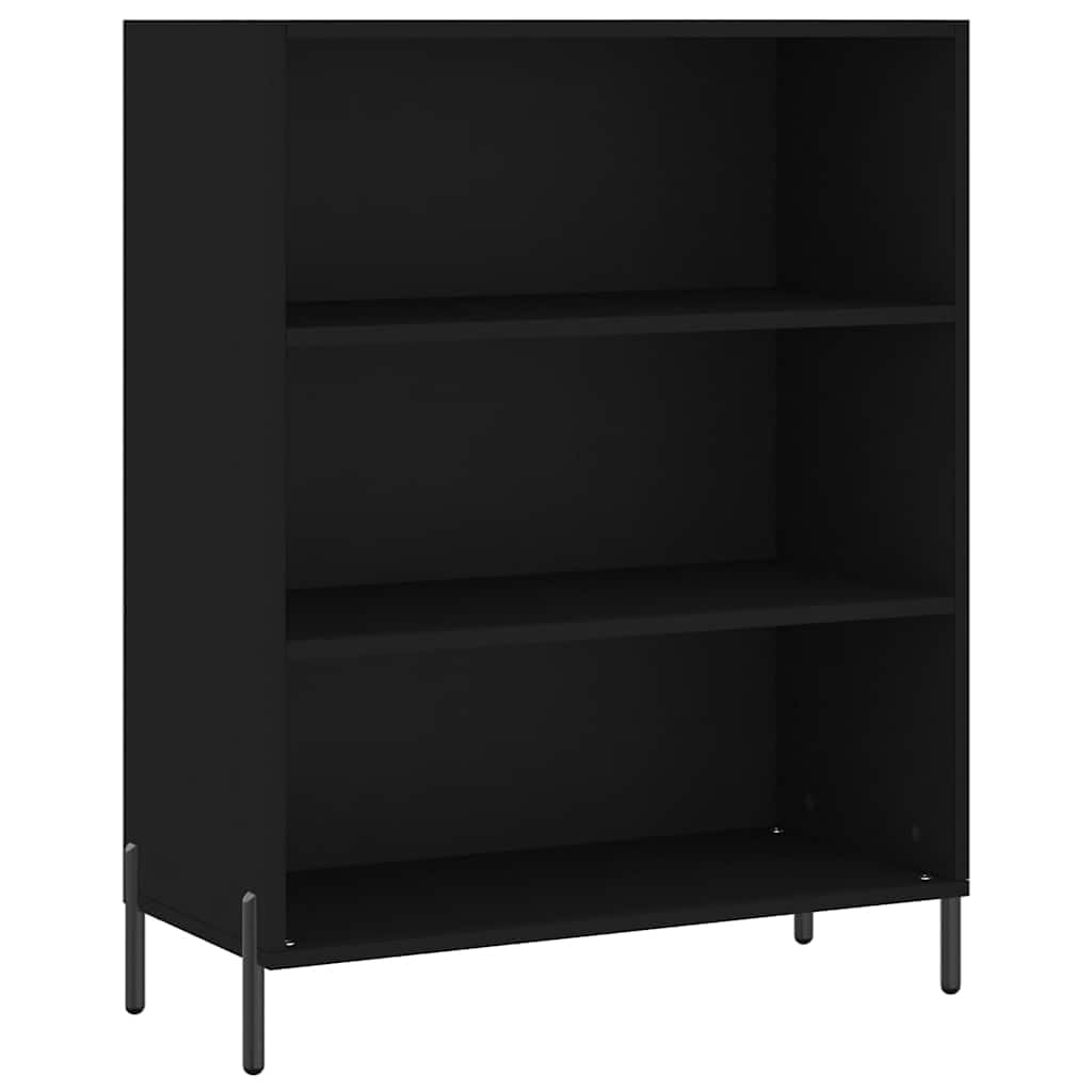 Scaffale nero 69,5 x 32,5 x 90 cm