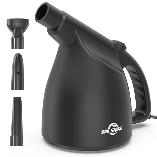 SIN SHINE Compressed Air Duster-110000RPM Super Power Electric Air Duster for Cleaning Dust, Hairs, Crumbs, Scraps for Laptop, Computer, Replaces Compressed Air Cans & Canned Air (Jet-Black