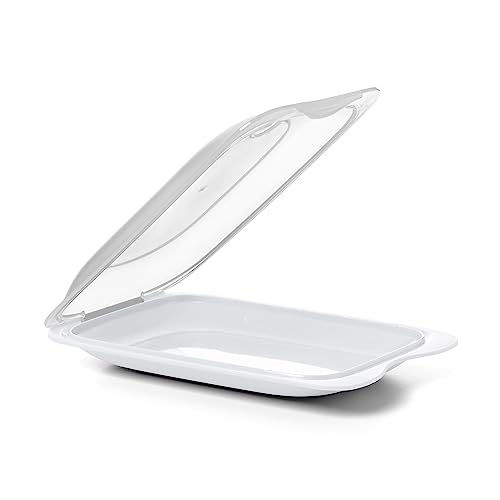 TATAY Cold Meat Containers for Fridge, Pergamon White, 12 x 3,1 x 18 cm - Image 2