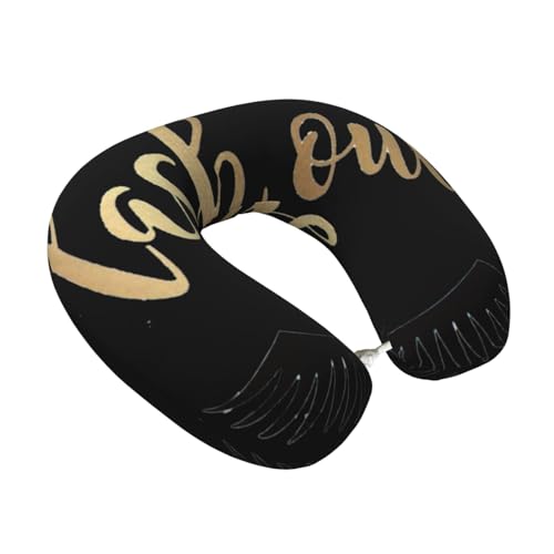 Almohada de poliéster ajustable para cuello negro miniatura 2
