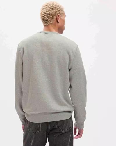 Image of Gap Men Embroidered Standard Fit Crew Full Sleeve Sweatshirt
