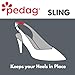 Pedag 137 Sling Leather Shoe Strap Grip, 2 Pair Per Package, One Size Fits All