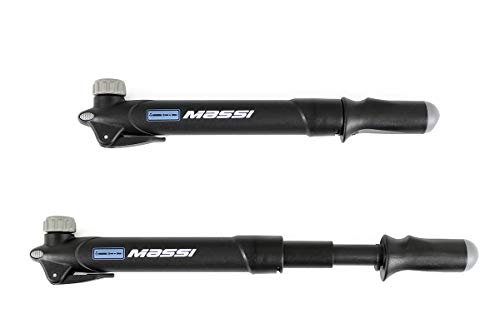 Massi CM-17 Inflador para Bicicleta, Unisex Adulto, Negro, 265 mm
