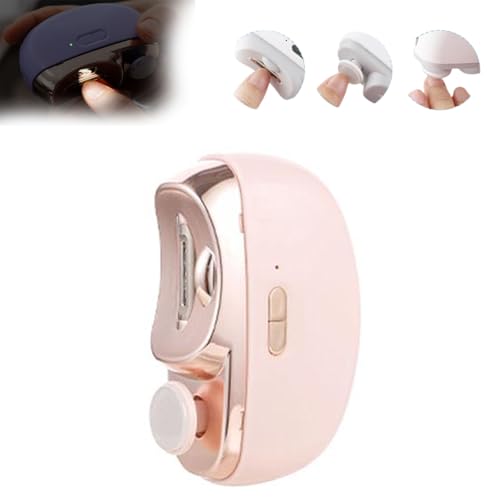 電動爪切り、2 in 1 電動研磨自動爪切り ライト付き、2スピードワイヤレス充電電動爪トリマー、赤ちゃん、子供、大人、高齢者に安全な電動爪カッター