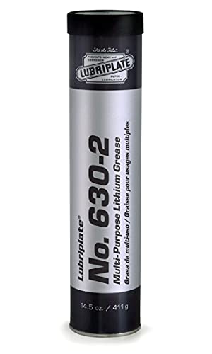Lubriplate L0072-098 630 Series Off-White ISO-9001 Registered Quality System, ISO-21469 Compliant 135 cSt Multi-Purpose Grease (Pack of 10) -  No Brand