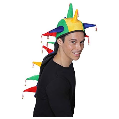 YT Electronic shop Novelty Kids Clown Horn Dragon Hat Fancy Cap for Halloween Christmas Cosplay Party, Stage Performances Cover