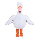 bbioc Inflatable Costume For Adults, Inflatable Goose Costume Funny Blow Up Animal Suit for Halloween - Men and Women