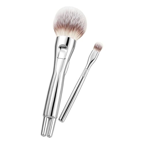 Pinceles de maquillaje para mujeres – Herramienta cosmética magnética 4 en 1, kit de brochas de maquillaje, para uso doméstico, salón, estudio, viaje, preparación de bodas, sesión fotográfica, citas