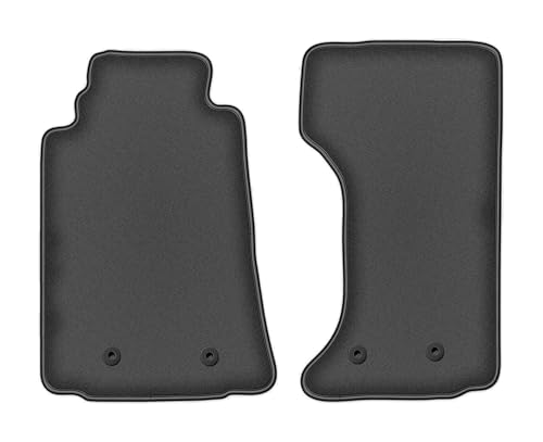 Tapis de sol voiture antidérapant velours graphite spécial Mazda MX-5 III