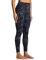 ZUTY 7/8 Workout Leggings for Women High Waisted Leggings with Pockets Squat Proof Yoga Ankle Leggings Plus Size 25", Black Camo, XX-Large