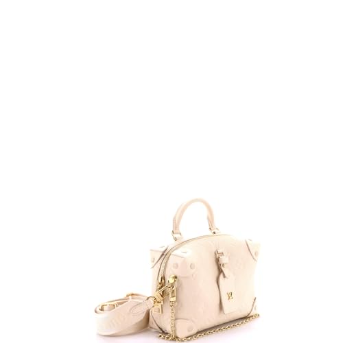 Pre-Loved Petite Malle Souple Handbag Monogram Empreinte Leather, Neutral2