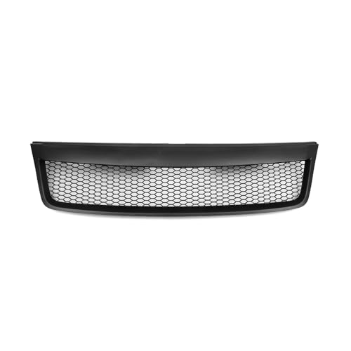 Grille course supérieure en maille au design épuré noir mat pour auto