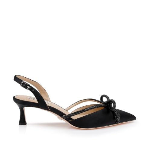 Image of Badgley Mischka Women's Angelina Slingback Kitten Heels