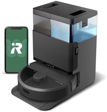 （18:00時点） ルンバ(Roomba)Plus 405 Combo ロボット + AutoWash 充電ステーション (ロボット掃除機) iRobot【水拭き/両用/多機能充電ステーション搭載/自動ゴミ収集/モップの自動洗浄・乾燥機能付き/パワーリフト吸引/スマートスクラブ対応/マッピング/アプリ操作/Amazon.co.jp購入時12ヶ月保証/G185060】ブラック
