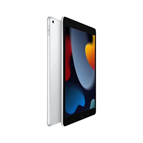 Image of Apple iPad (9th Generation, 10.2-inch, 2021), 256GB, Wi-Fi, Silver (Renewed Premium)
