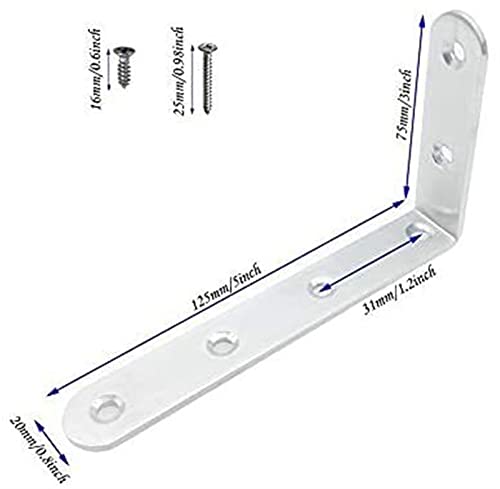 Cadre de meuble stable avec l'angle de support droit RJJ x4 - 7