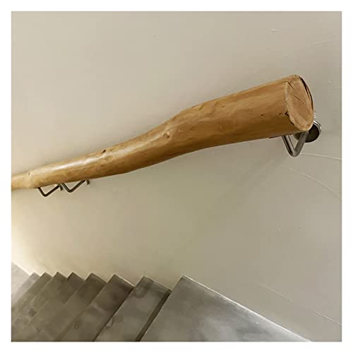 Rampe d'escalier d'intérieur avec motif de branche naturelle et fixation murale de jardin - 3
