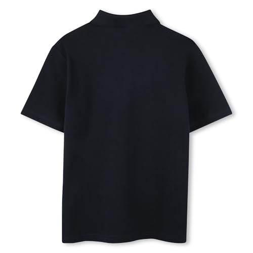 Image of Timberland Boys School Uniform Short Sleeve Pique Cotton Knit Polo Shirt, Kids Button Closure Premium Breathable Polo