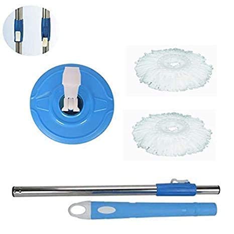 Koynas Mop Rod Stick Stainless Steel with 2 Refill 360 Degree Rotating Pole Multi-Colour for Home Cleaning (B0CJBXZJJX) Amazon Price History, Amazon Price Tracker