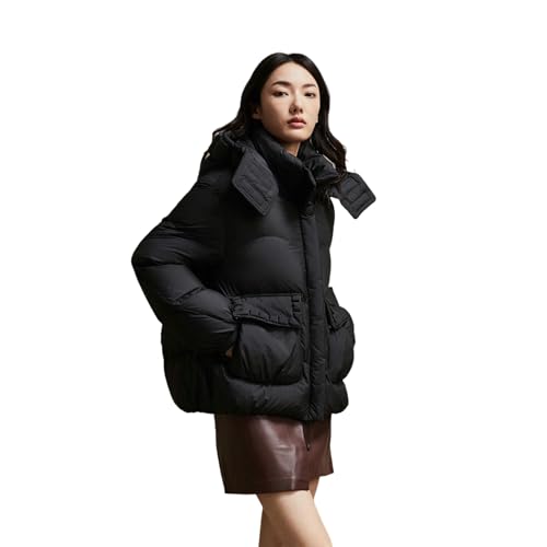 Veste d'hiver décontractée femme chaude avec capuche