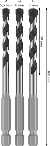 Foret PRO HEX-5 à emmanchement hexagonal pour perçage net du béton - 4