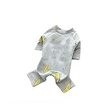 DIKOPRO Clothes for Pets，Dog Clothes for Autumn and Winter Cotton Stretch Flannel Four-Legged Pet Clothing|Fashionable and Comfortable Warm Clothing for Medium and Large Dogs|Dog'S Coat（Grey） XXL