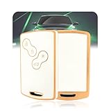 Hochwertiges Silikon: Die Schlüssel Hülle Fernbedienung besteht aus weichem TPU-Material für einen komfortablen Halt. Die Autoschlüssel Hülle verwendet eine modifizierte Anti-UV-Formel mit einer 300 % verbesserten Beständigkeit gegen Vergilben