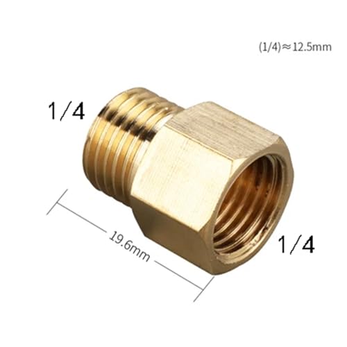 Adaptador de tubería de latón roscado para solucionar goteos en juntas 3