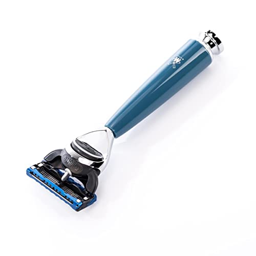 MÜHLE RYTMO 3-Piece Black Fiber 5-Blade Razor Modern Luxury Wet Shaving Set - Perfect for Every Day Use, Barbershop Quality Close Smooth Shave image 5