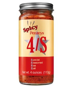Spicy 4/S Special Seasoned Sea Salt By Penzeys Spices 4 oz 1/2 cup jar Pack of 1