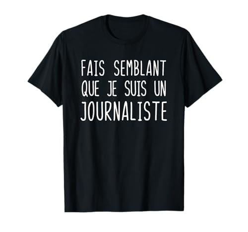 Costume Journaliste Drôle pour Halloween Déguisement T-Shirt