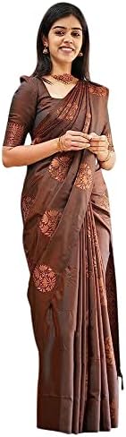 Shiv Textiles Womens Banarasi Saree Saree (pack of 1)