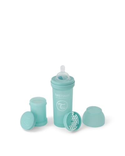 Twistshake Anti-Kolik-Babyflasche mit Milchpulverbehälter und Mixer -...