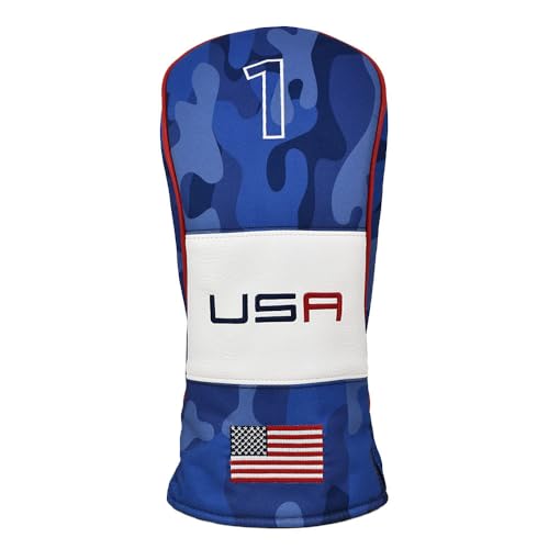 PRG Golf USA Canvas Camo Driver Cover USA Canvas Camo